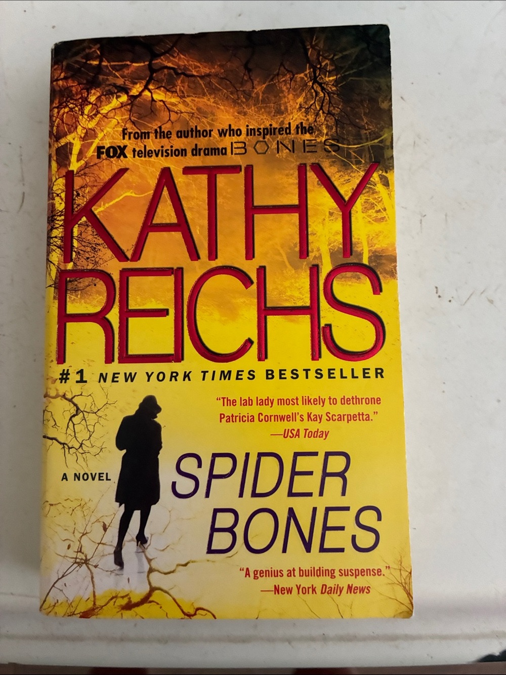 Spider Bones - Yellow Paperback Novel